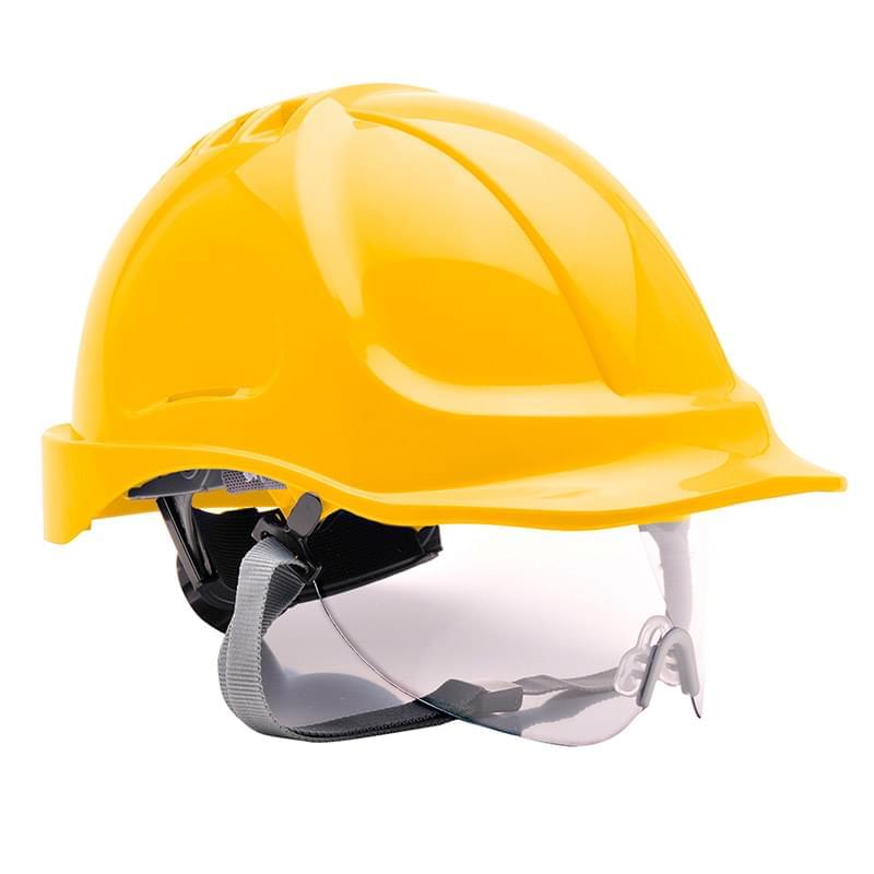 Portwest Endurance Visor Helmet Yellow Yellow