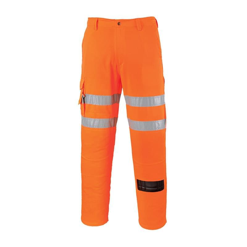Portwest Hi-Vis Combat Trousers RIS Orange