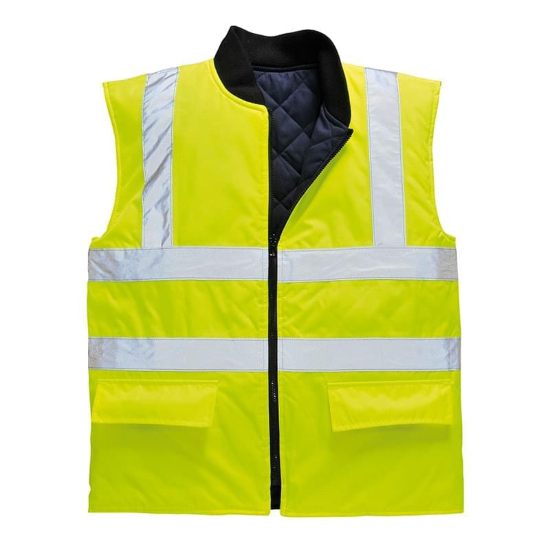 Portwest Hi-Vis Bodywarmer Yellow