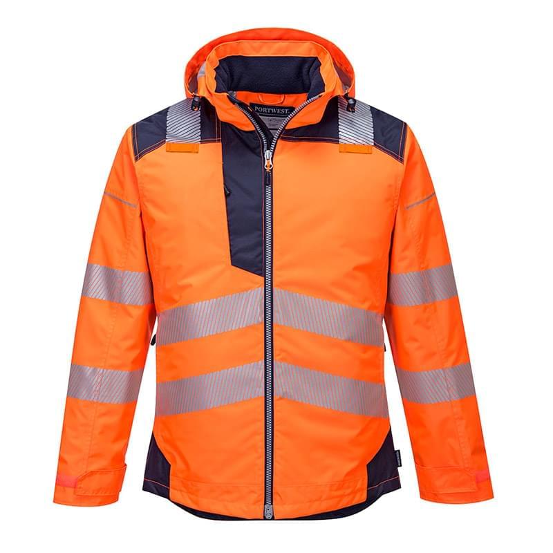 Portwest PW3 Hi-Vis Winter Jacket Orange