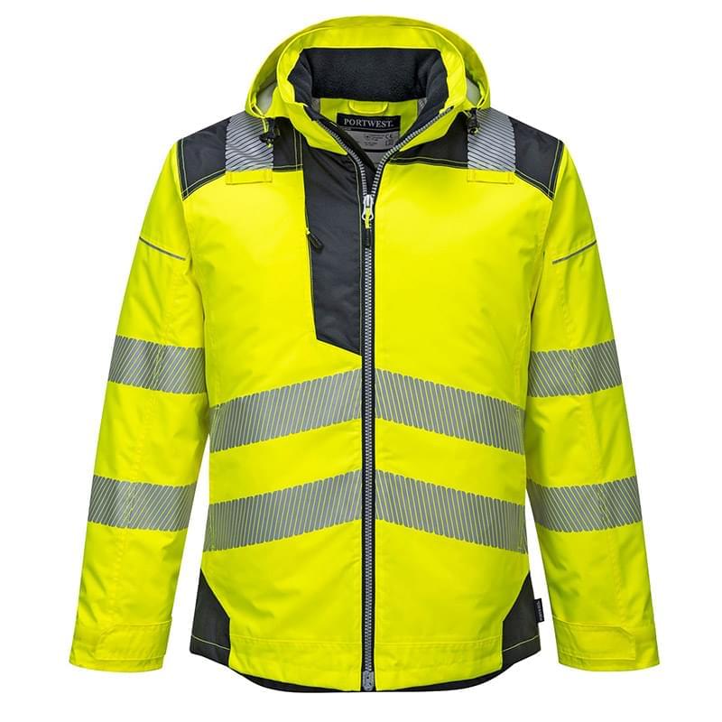 Portwest PW3 Hi-Vis Winter Jacket Yellow/Black