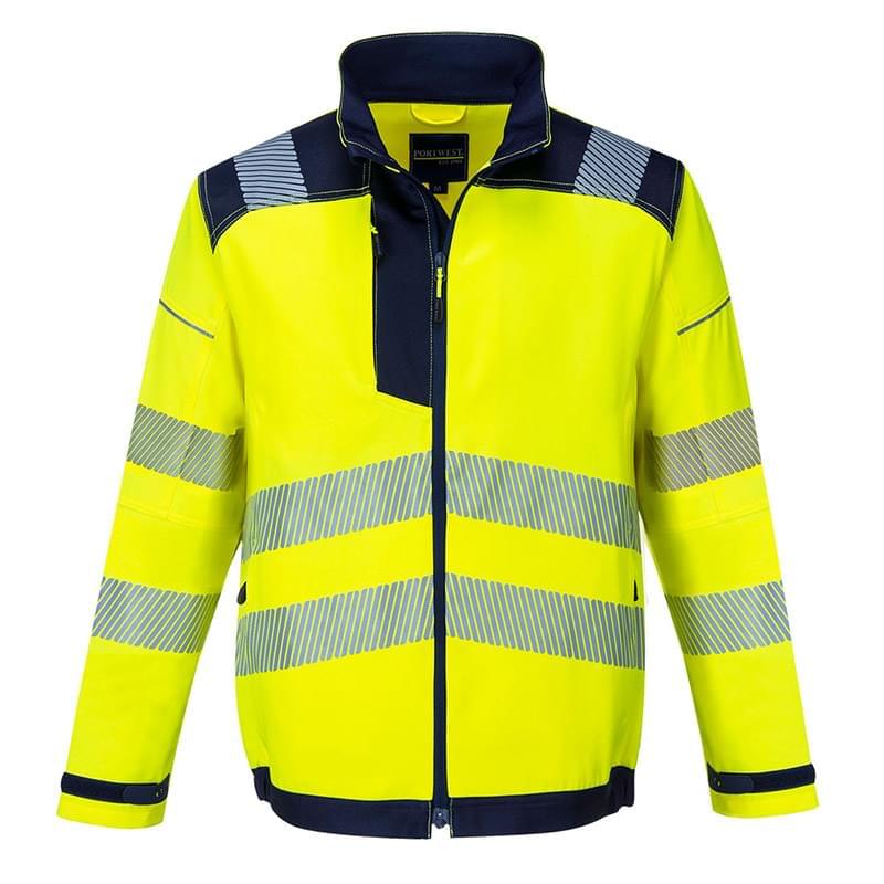 Portwest PW3 Hi-Vis Work Jacket Yellow