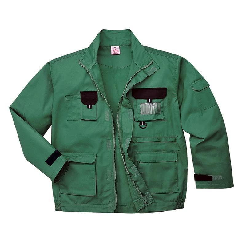 Portwest Contrast Jacket Bottle Green