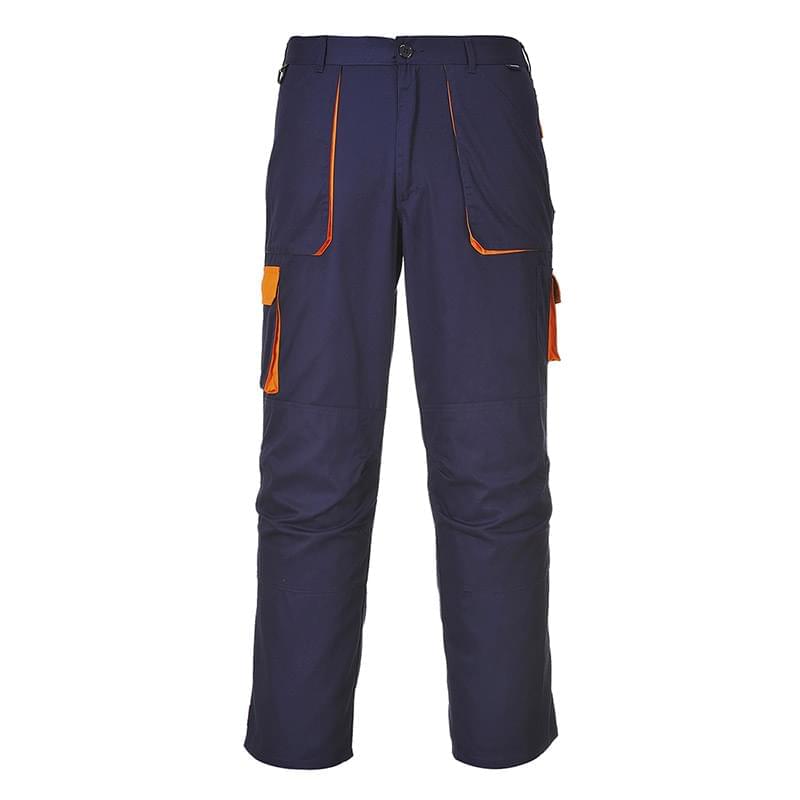 Portwest Contrast Trousers Navy/Orange