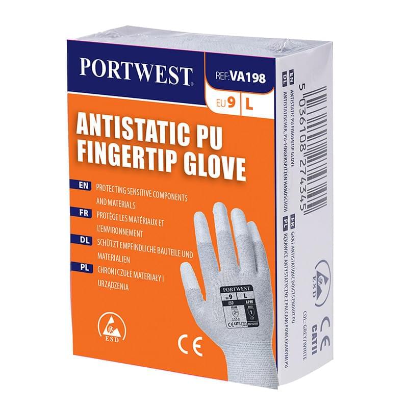Portwest Vending PU Fingertip Glove Grey