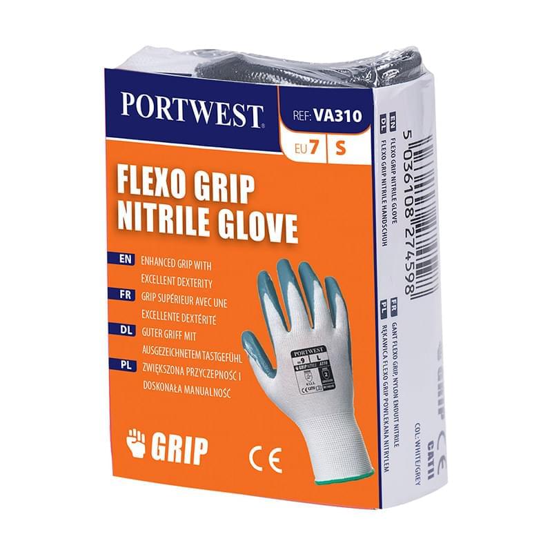 Portwest Vending Flexo Grip Glove White/Grey