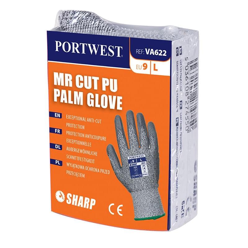 Portwest MR Cut PU Palm Glove Grey