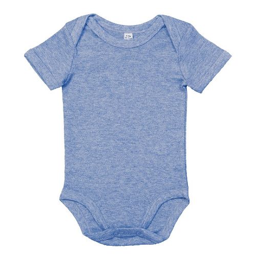 Babybugz Baby Bodysuit Heather Blue