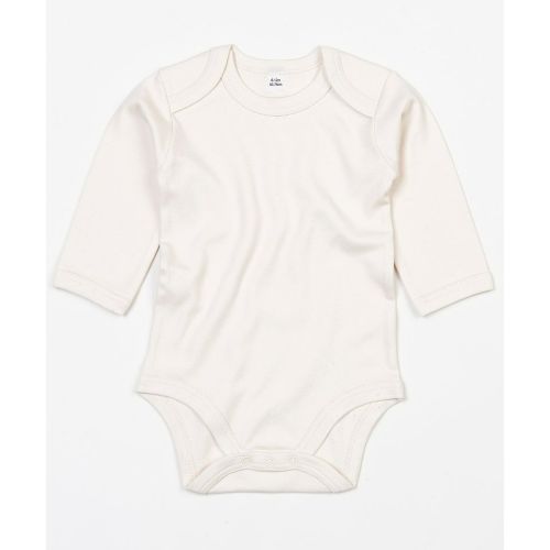 Babybugz Baby Organic Long Sleeve Bodysuit Organic Natural