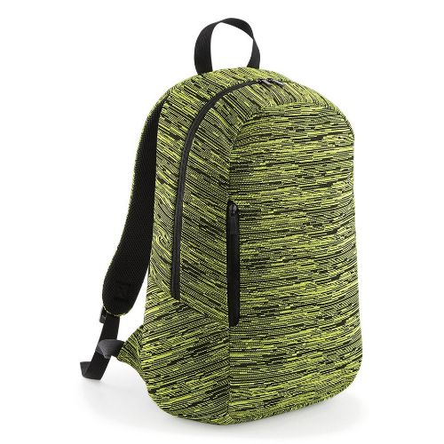 Bagbase Duo Knit Backpack Electric Yellow/Black