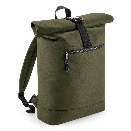 Bagbase Recycled Rolled-Top Backpack Military Green