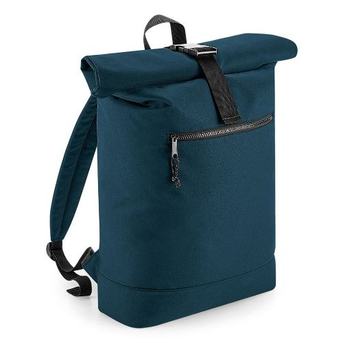 Bagbase Recycled Rolled-Top Backpack Petrol