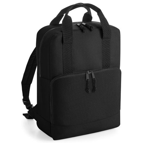 Bagbase Recycled Twin Handle Cooler Backpack Black