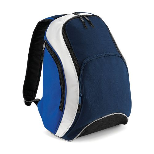 Bagbase Teamwear Backpack French Navy/Bright Royal/White