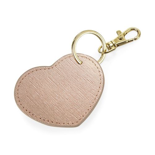 Bagbase Boutique Heart Keyclip Rose Gold
