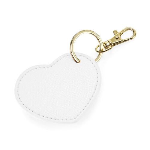 Bagbase Boutique Heart Keyclip Soft White