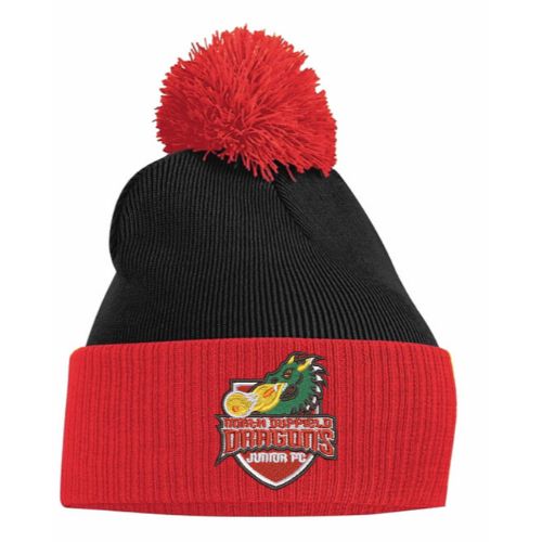 North Duffield Dragons Snowstar Two-Tone beanie Black/Bright Red