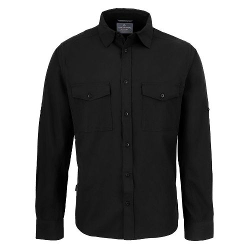 Craghoppers Expert Kiwi Long-Sleeved Shirt Black