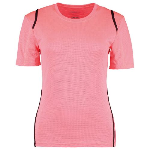 GameGear Women's Gamegear Cooltex T-Shirt Short Sleeve (Regular Fit) Coral/Black