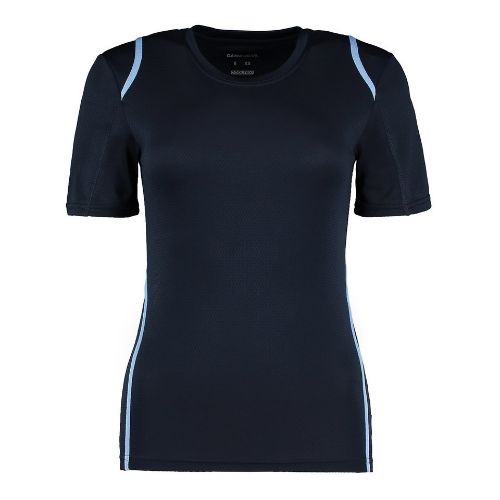 Gamegear Women's Gamegear Cooltex T-Shirt Short Sleeve (Regular Fit) Navy/Light Blue