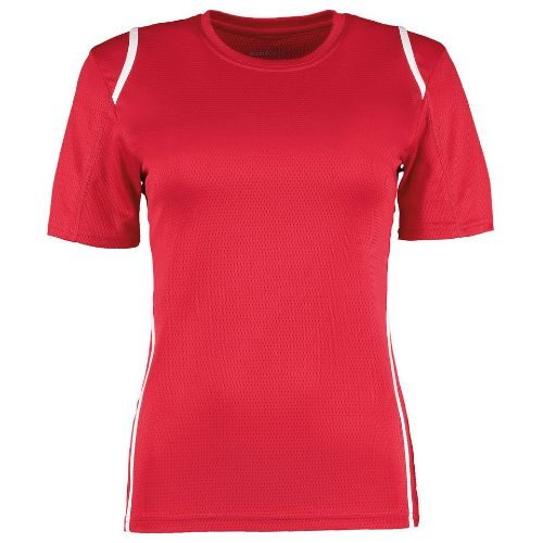 Gamegear Women's Gamegear Cooltex T-Shirt Short Sleeve (Regular Fit) Red/White