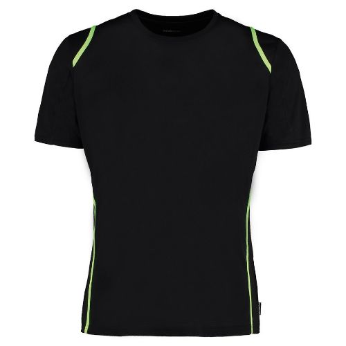 Gamegear Gamegear Cooltex T-Shirt Short Sleeve (Regular Fit) Black/Fluorescent Lime