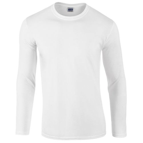 Gildan Softstyle Long Sleeve T-Shirt White