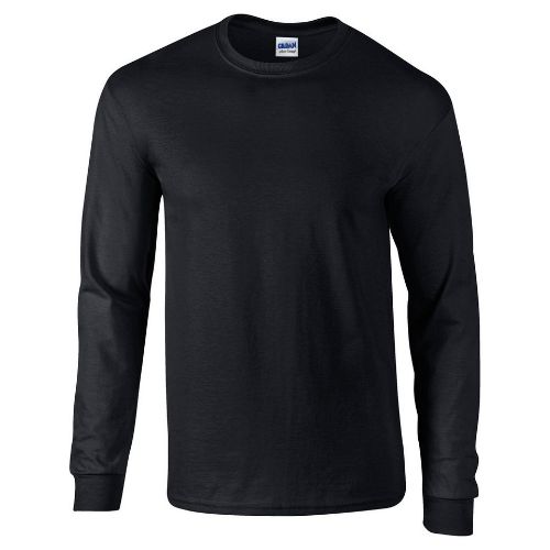 Gildan Ultra Cotton Adult Long Sleeve T-Shirt Dark Heather