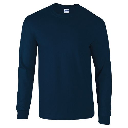 Gildan Ultra Cotton Adult Long Sleeve T-Shirt Navy