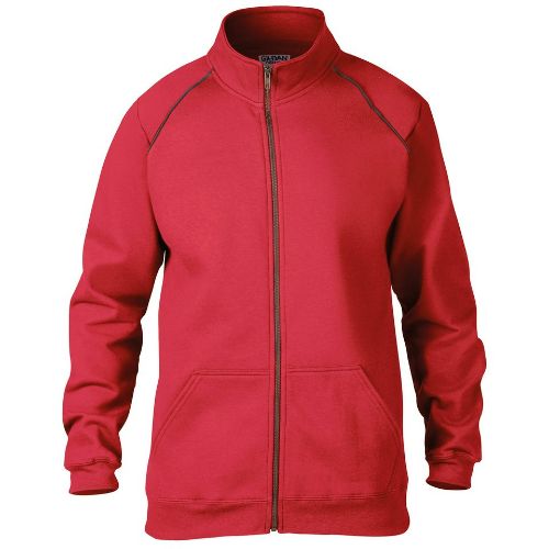 Gildan Premium Cotton Full-Zip Jacket Red