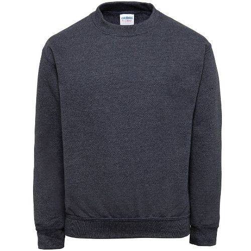 Gildan Heavy Blend Youth Crew Neck Sweatshirt Dark Heather