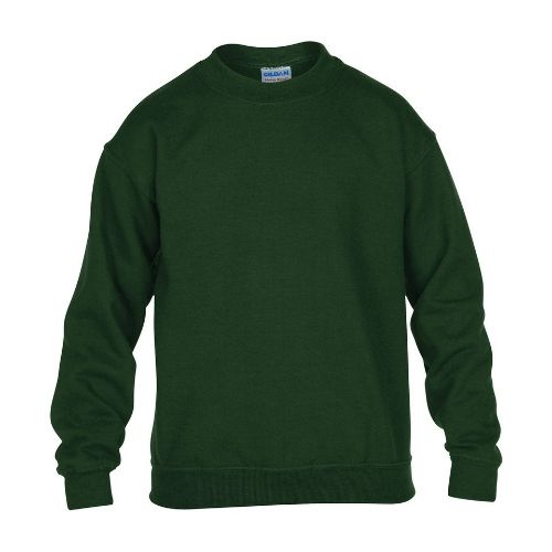 Gildan Heavy Blend Youth Crew Neck Sweatshirt Forest