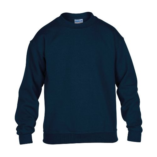 Gildan Heavy Blend Youth Crew Neck Sweatshirt Navy