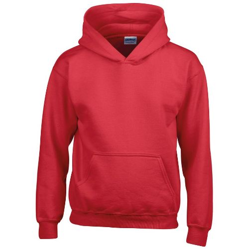 Gildan Heavy Blend Youth Hooded Sweatshirt Red