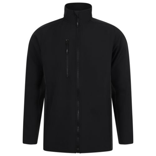 Henbury Softshell Jacket Black/Charcoal