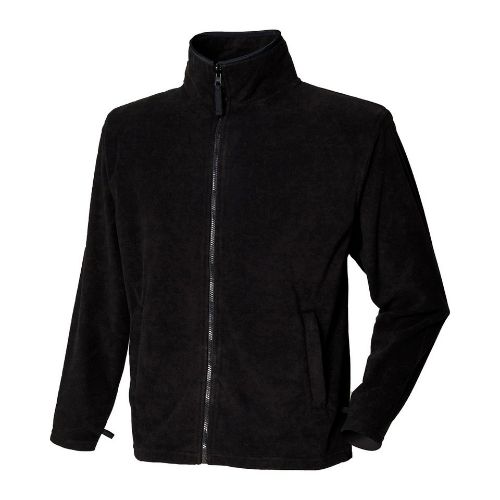 Henbury Microfleece Jacket Black
