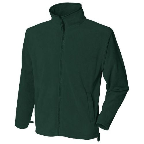 Henbury Microfleece Jacket Green