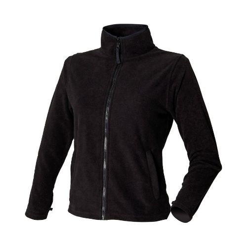 Henbury Women's Microfleece Jacket Black