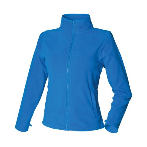 Henbury Women's Microfleece Jacket Vivid Blue