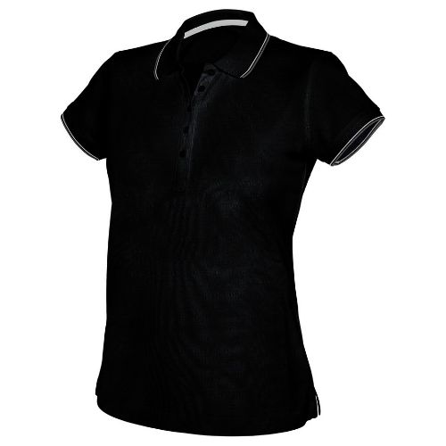 Kariban Women's Short Sleeve Polo Shirt Black