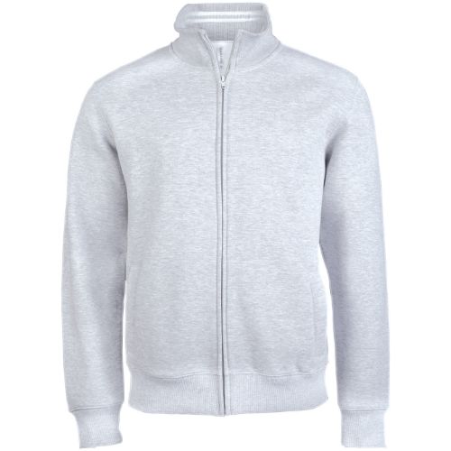 Kariban Men's Full Zip Sweat Jacket Oxford Grey