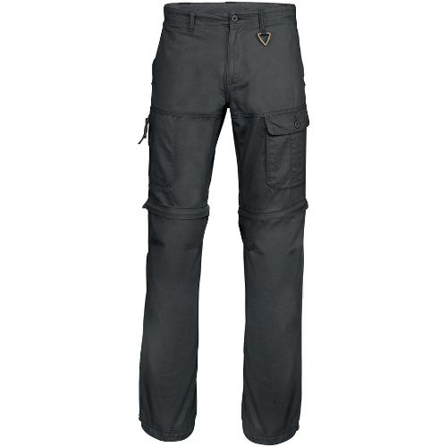 Kariban 2-In-1 Multi-Pocket Trousers Black