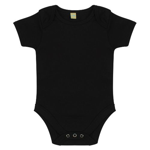 Larkwood Short-Sleeved Bodysuit With Envelope Neck Opening Black