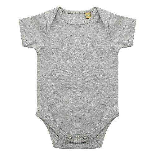 Larkwood Short-Sleeved Bodysuit With Envelope Neck Opening Heather Grey