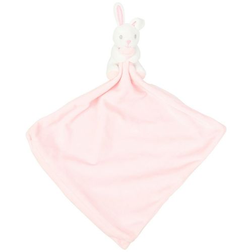 Mumbles Baby Animal Comforter With Rattle Pink Rabbit