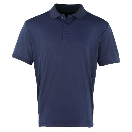 Premier Coolchecker Piqué Polo Navy