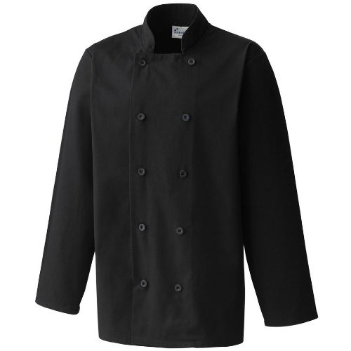 Premier Long Sleeve Chef’S Jacket Black