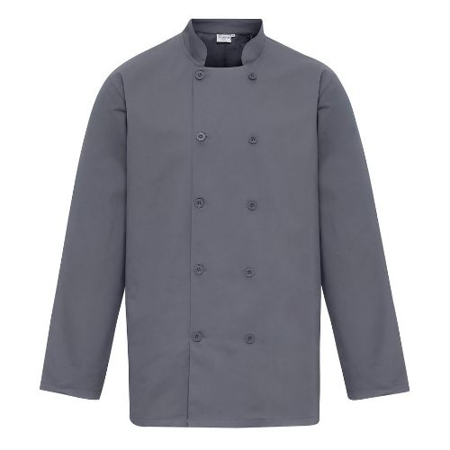 Premier Long Sleeve Chef’S Jacket Steel