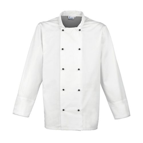 Premier Cuisine Long Sleeve Chef's Jacket White