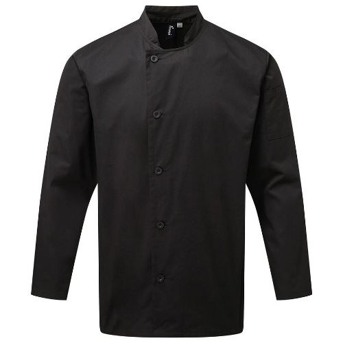 Premier Chef's Essential Long Sleeve Jacket Black